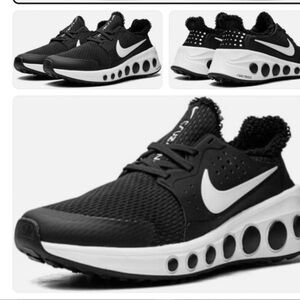 Nike Black and White Running Shoes